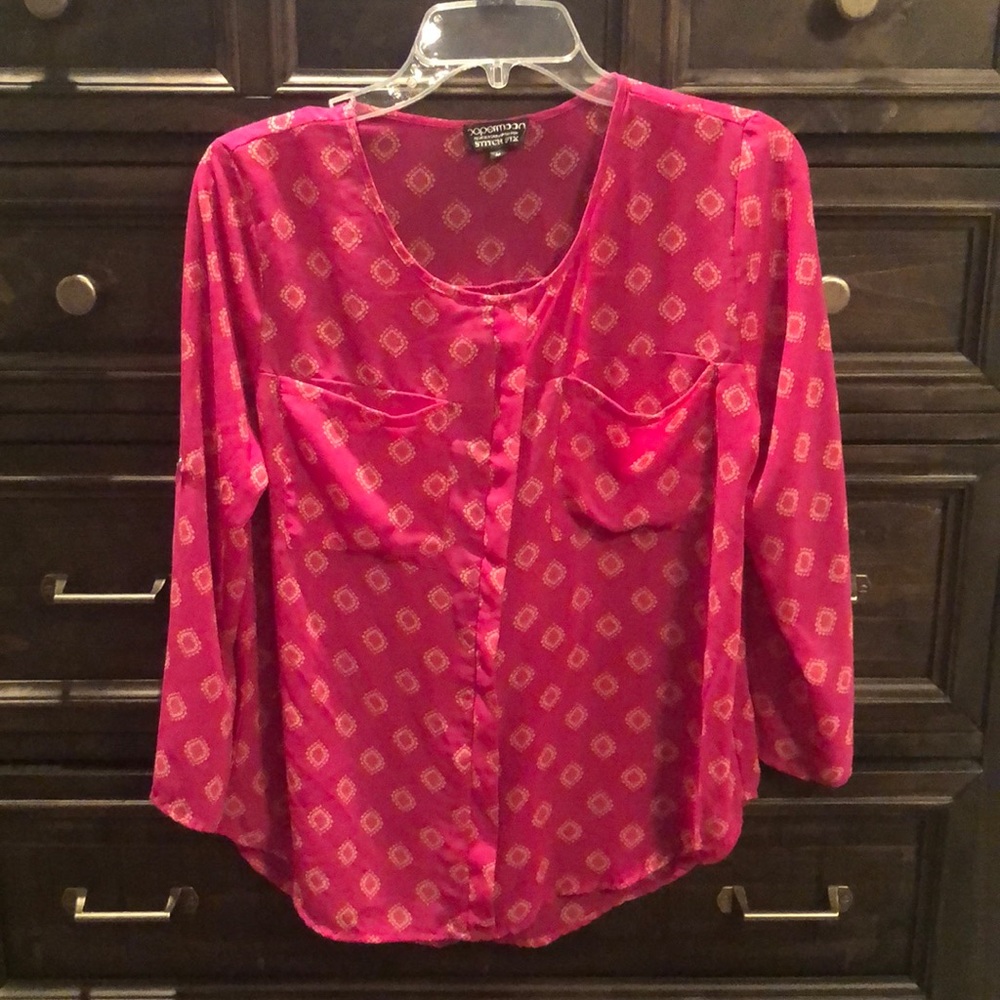 Pink blouse